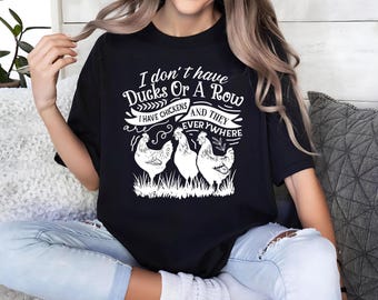 Funny Chicken Shirt: Sarcastic Farm Life Tee - Cotton Blend, Unisex Fit, Casual Wear for Animal Lovers