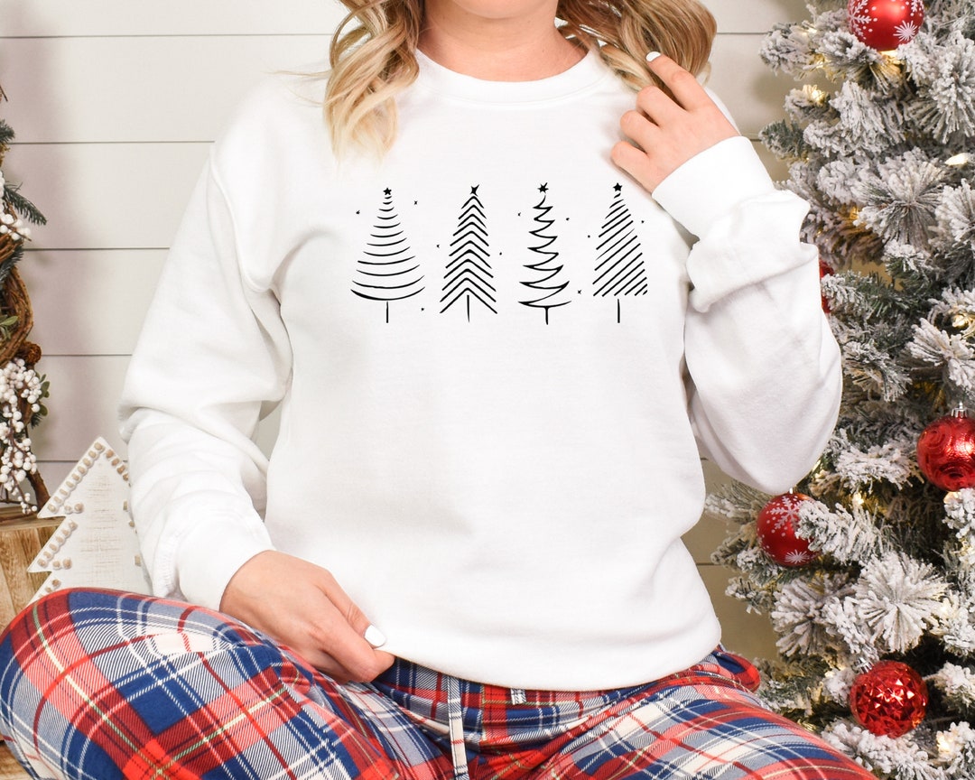 Christmas Tree Graphic Sweatshirt