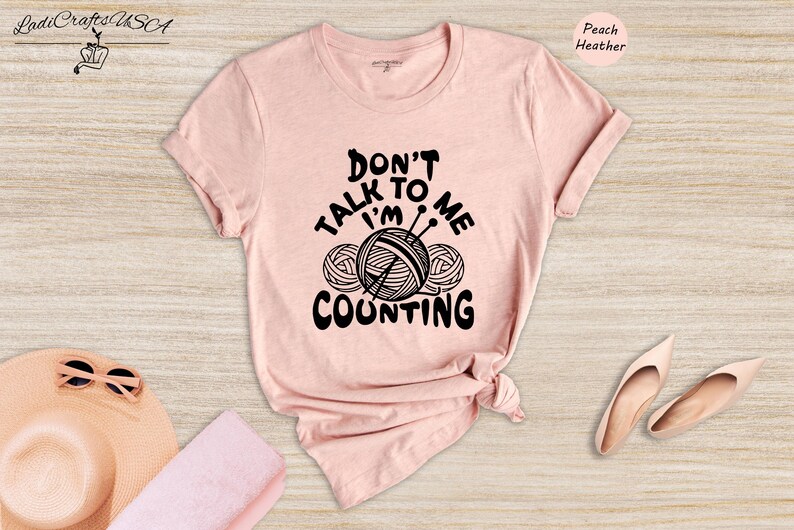 Crochet Lover Shirt Funny Knitting Tee: Humorous Quote Design, Cotton Blend (Unisex Sizes XS-3XL, Relaxed Fit) image 1