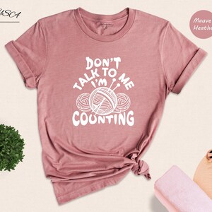 Crochet Lover Shirt Funny Knitting Tee: Humorous Quote Design, Cotton Blend (Unisex Sizes XS-3XL, Relaxed Fit) image 4