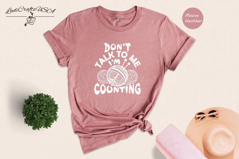 Crochet Lover Shirt Funny Knitting Tee: Humorous Quote Design, Cotton Blend (Unisex Sizes XS-3XL, Relaxed Fit) image 4