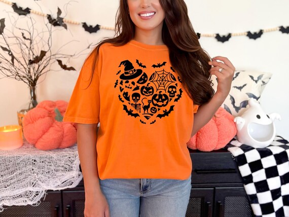 Spooky Shirt Stay Spooky Tee, Ghost Print, Halloween Vibes (Unisex S-XXL, 100% Cotton, Soft Touch)