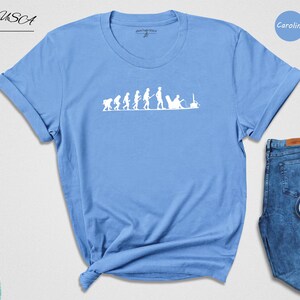 Chemise Gamer Evolution - T-shirt de jeu vidéo amusant - Tissu en coton mélangé, coupe unisexe, tenue décontractée au quotidien image 3