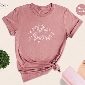 Desert Shirt Vintage Arizona Tee: Cactus Scene Graphic - Cotton Blend, Unisex, Relaxed Fit, Pre-Shrunk Material image 4