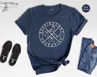 RT Life Shirt Respiratory Therapist Tee: Pulmonology Gift, Cotton Blend (Unisex S-3XL, Relaxed Fit)