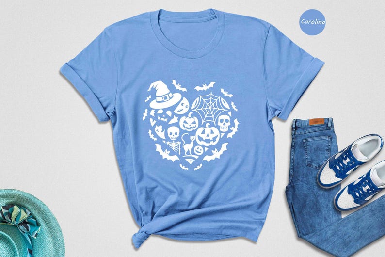 Spooky Shirt Stay Spooky Tee, Ghost Print, Halloween Vibes (Unisex S-XXL, 100% Cotton, Soft Touch) image 7