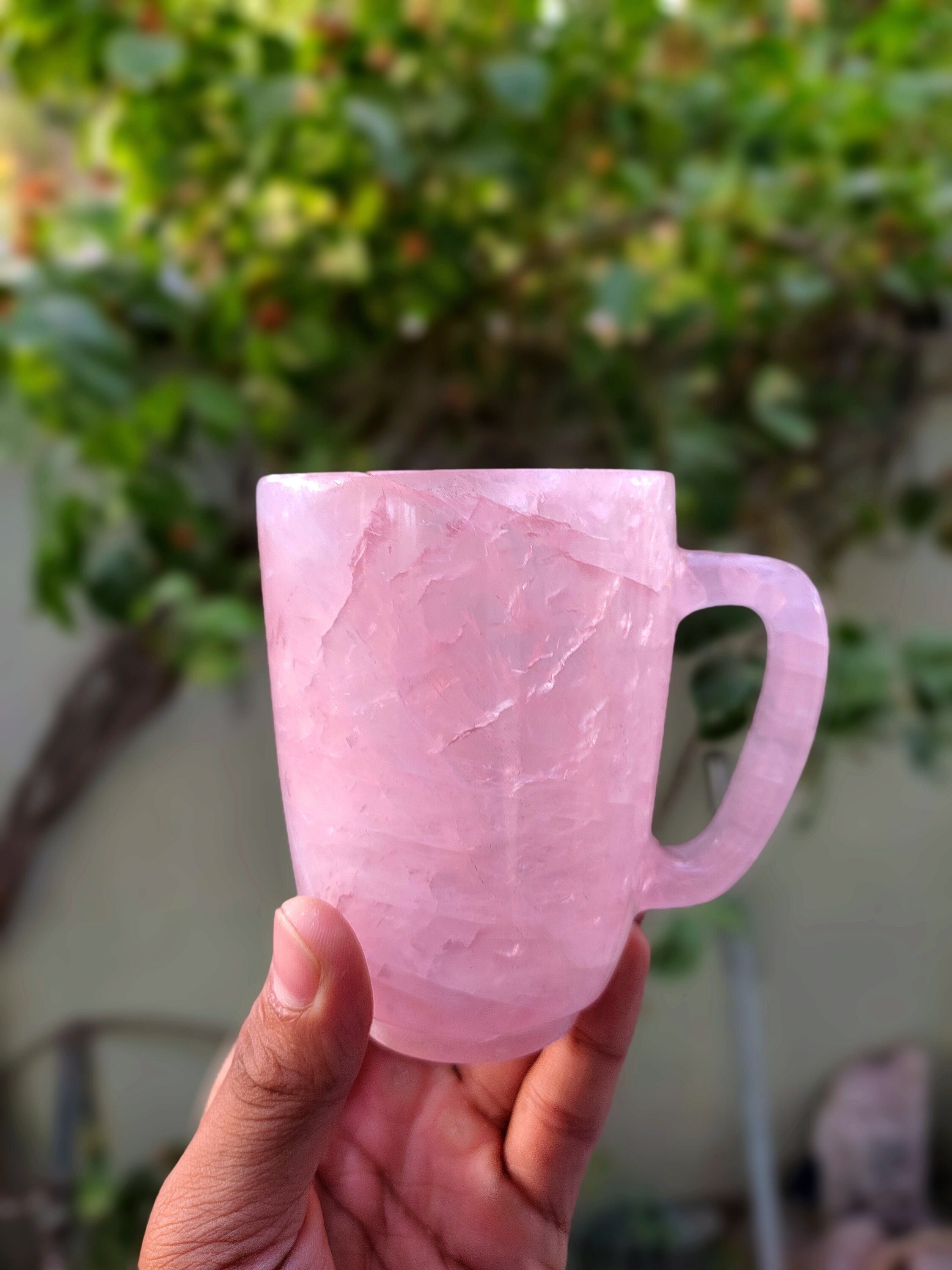 Coupe De Quartz rose