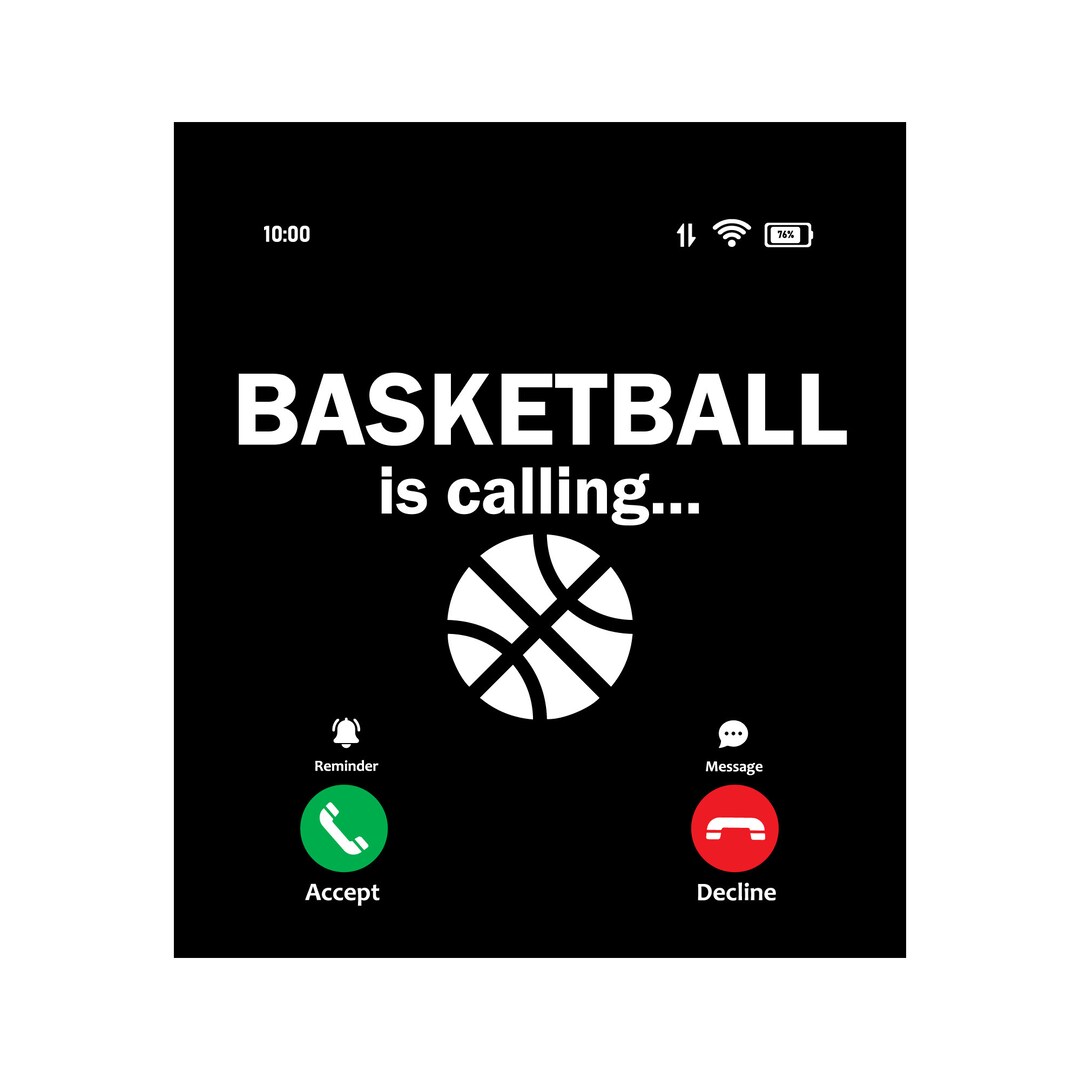 Call Basketball SVG, Basketball SVG, Basketball is Calling Svg