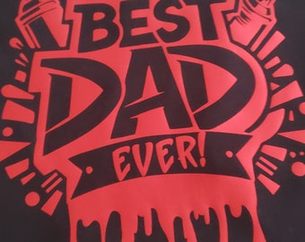 Best Dad Ever Spray Paint Digital Download, Father's Day Gift