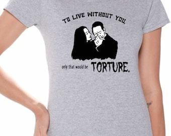 Gomez en Morticia Addams Kiss