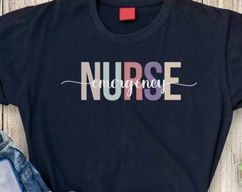 Emergency Nurse SVG/PNG, Emergency Nurse PDF, Nurse Week T-shirt