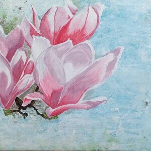 Flower Painting: How to Paint Tulips with Acrylic Paint on Canvas Tutorial  — Elle Byers Art