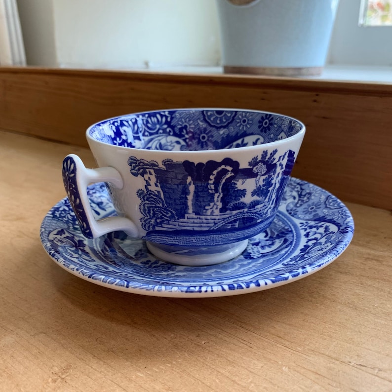Spode Italian Teacups and Saucers