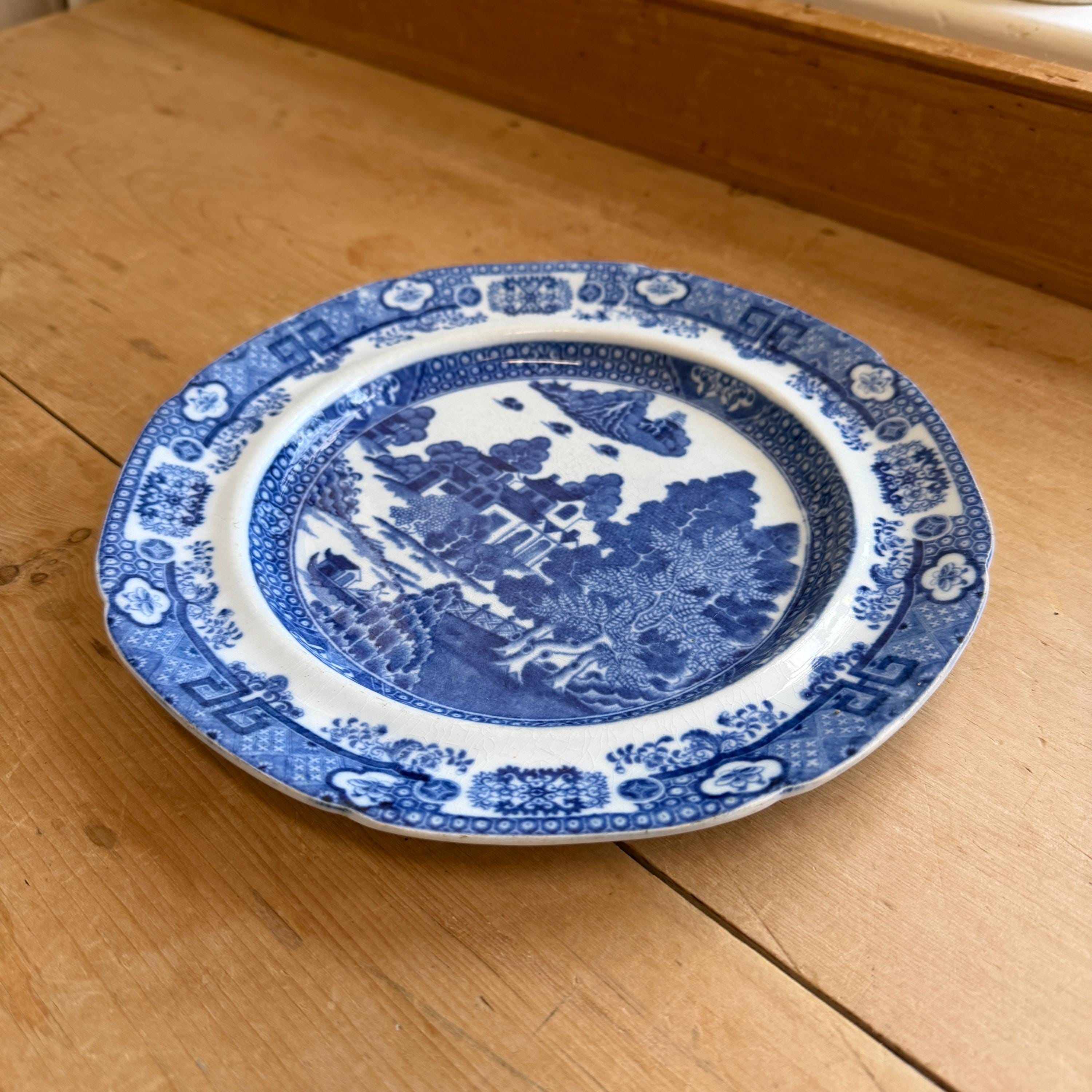 Antique Spode Blue Willow - Etsy