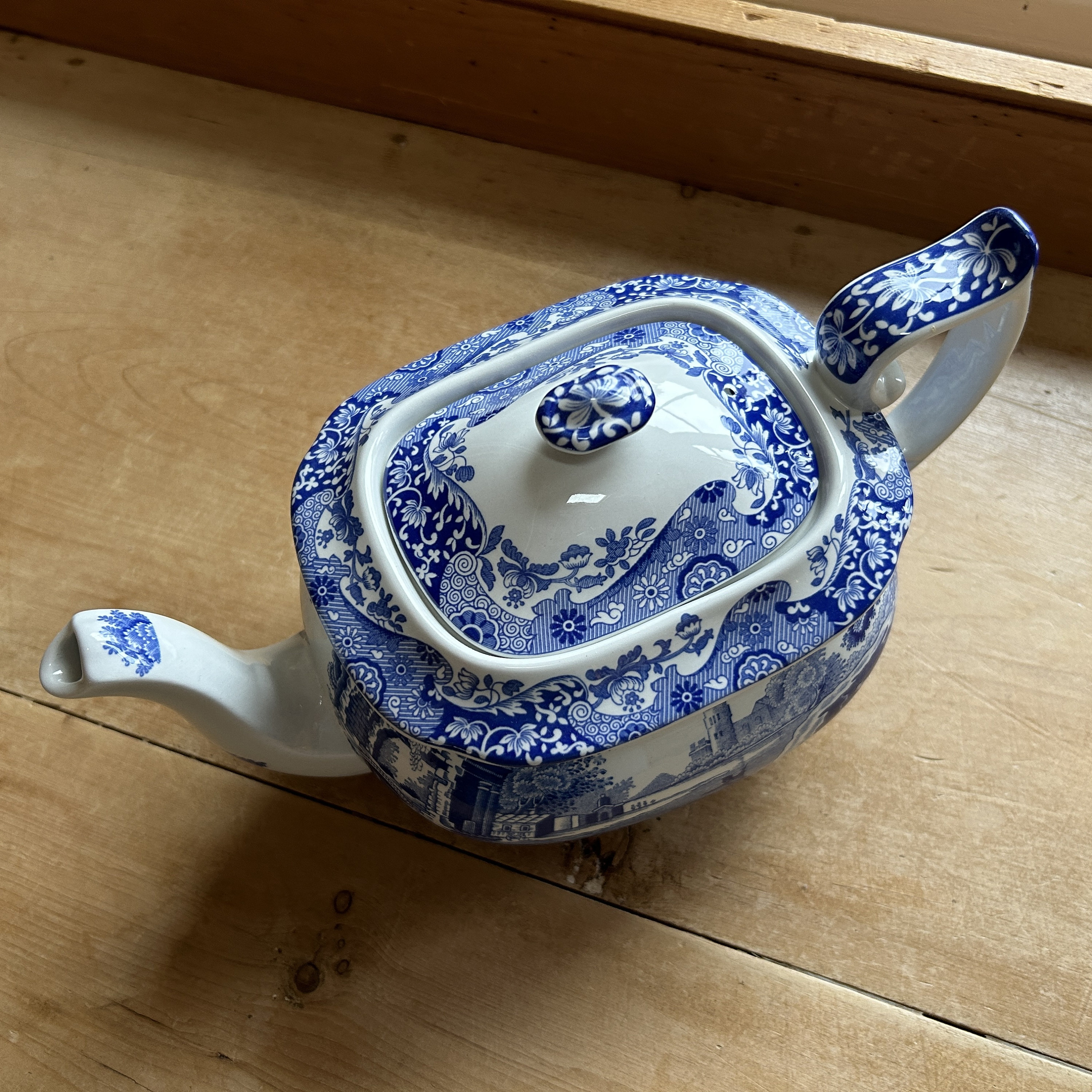 Vintage Spode Blue Italian Teapot 1.1L 2pt, England 1997 - Etsy