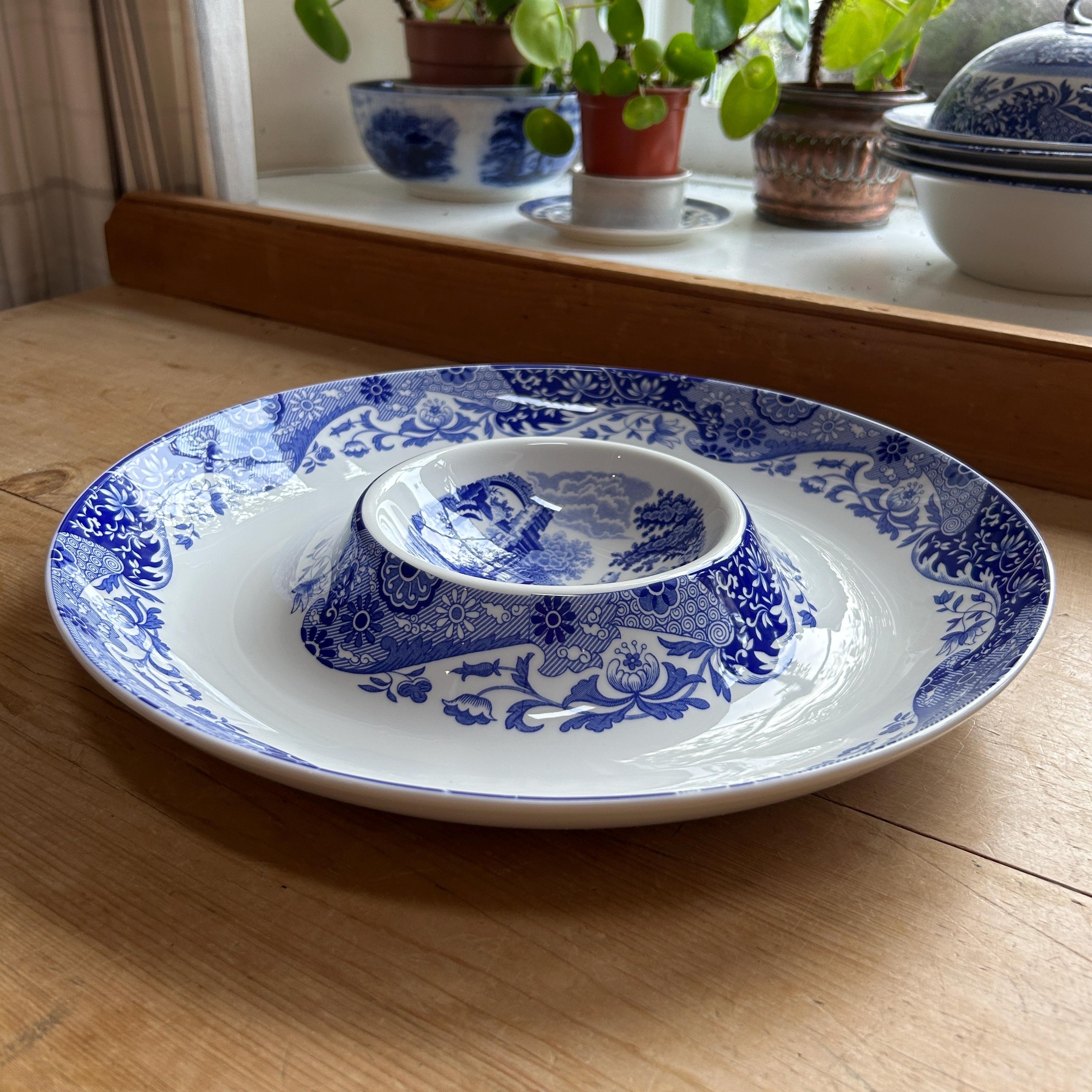 Spode Blue Italian Bread Bin - Etsy Finland