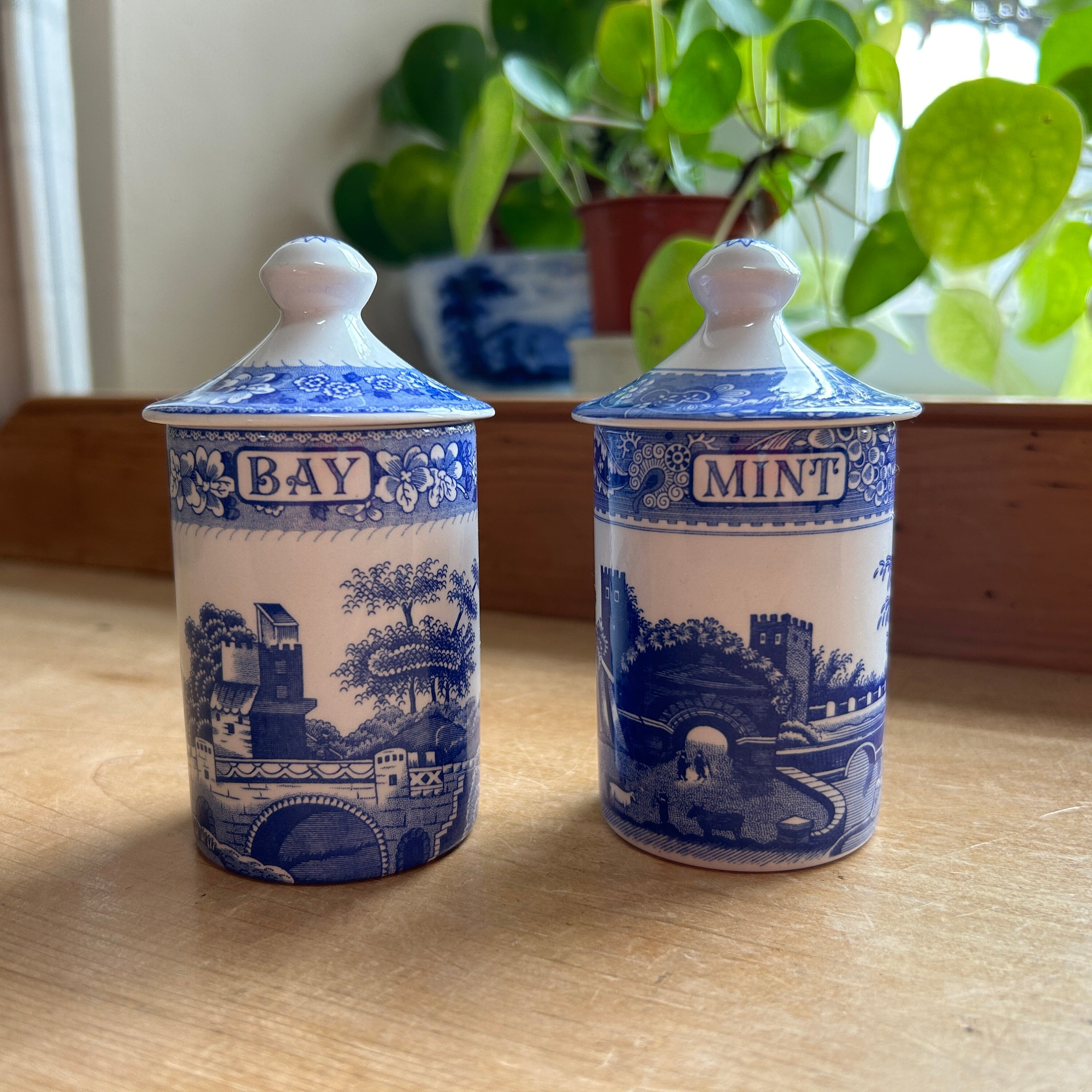 Spode, England Vintage C1995 Blue Room Collection Set of Six