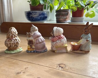 Vintage Beswick Beatrix Potter Figures (8), England 1948-1989 - Etsy