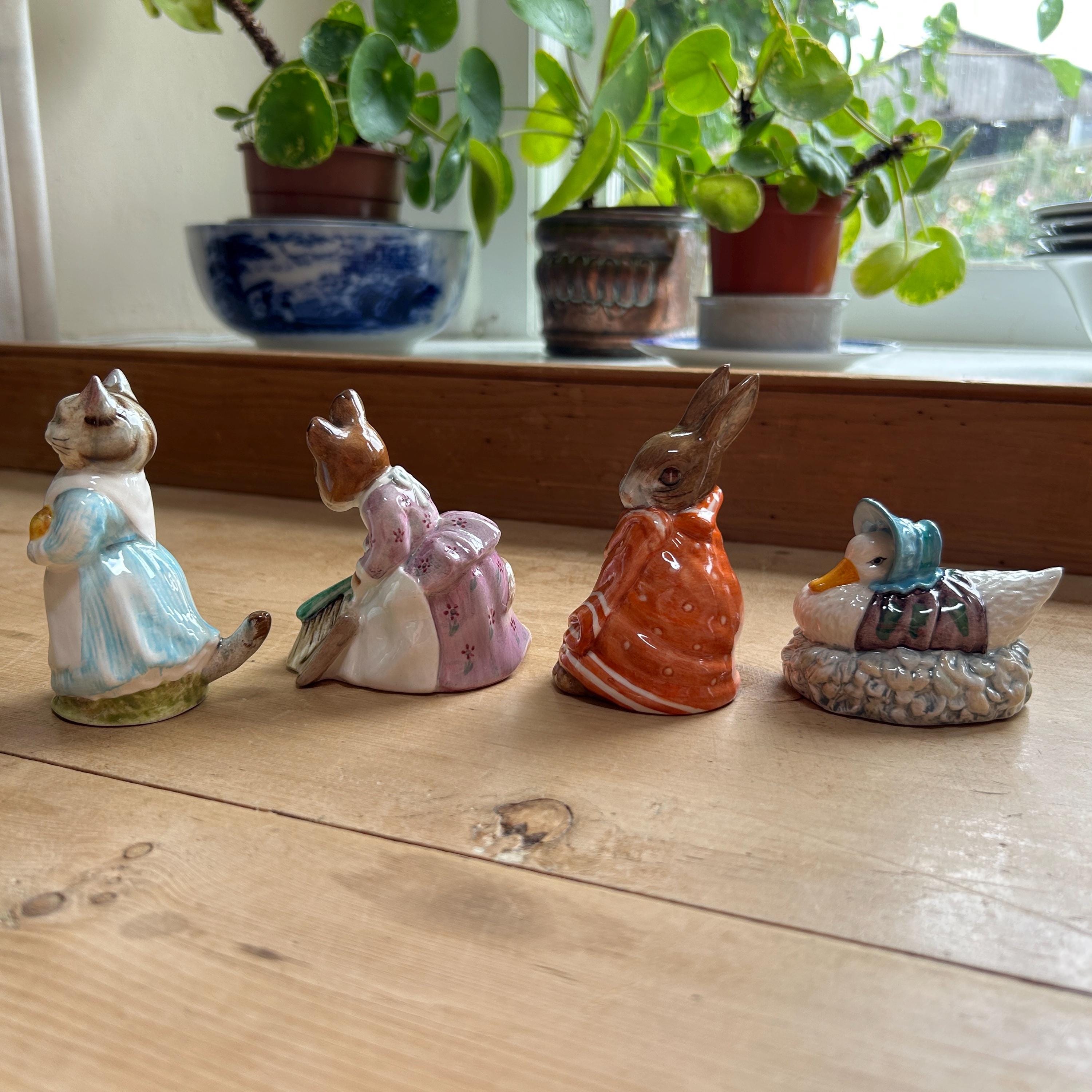 Vintage Beswick Beatrix Potter Figures (8), England 1948-1989