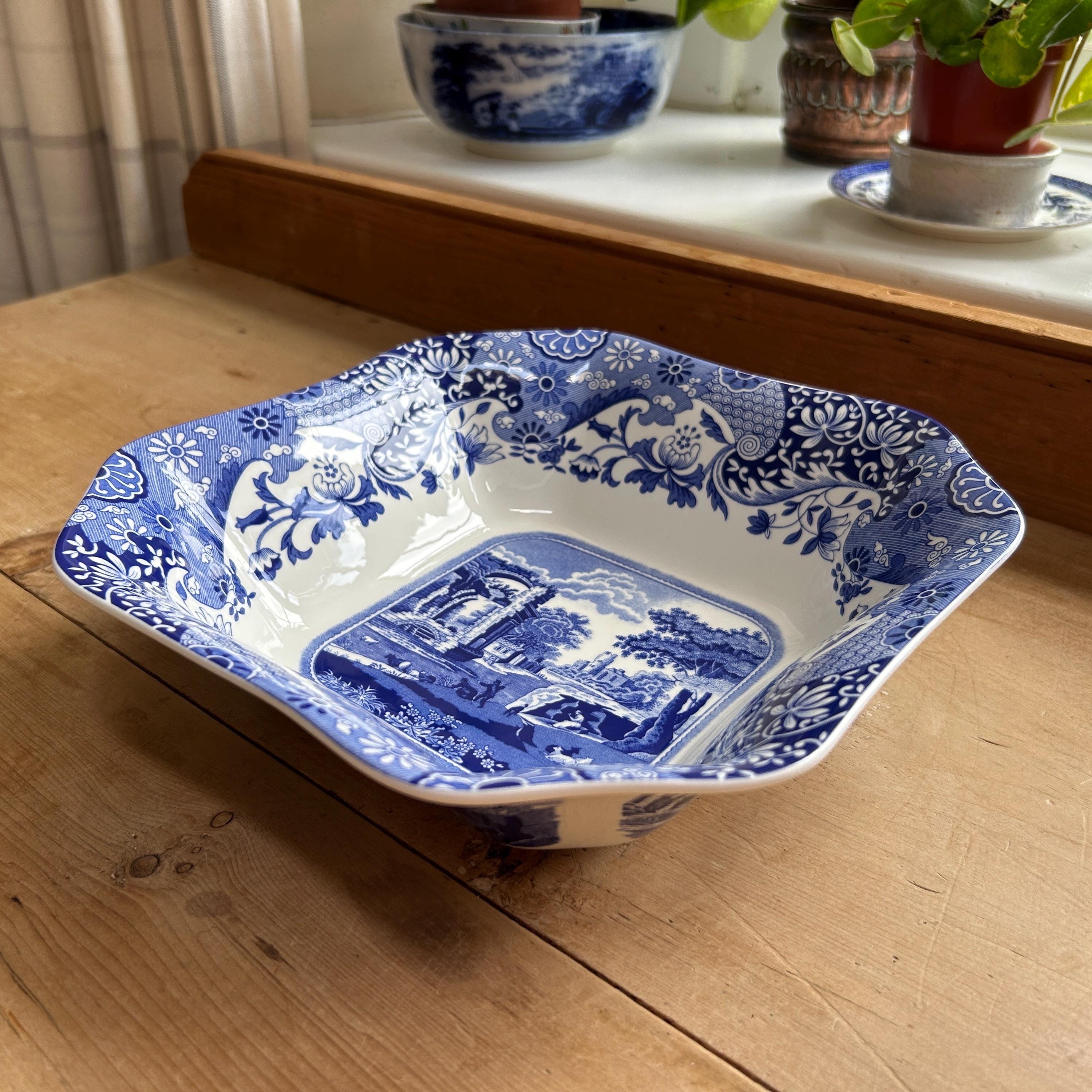 spodeスポードブルーイタリアン スクエア プラッター アンティーク スポード Spode ブルーイタリアン プレート 皿 スクエア アンティーク