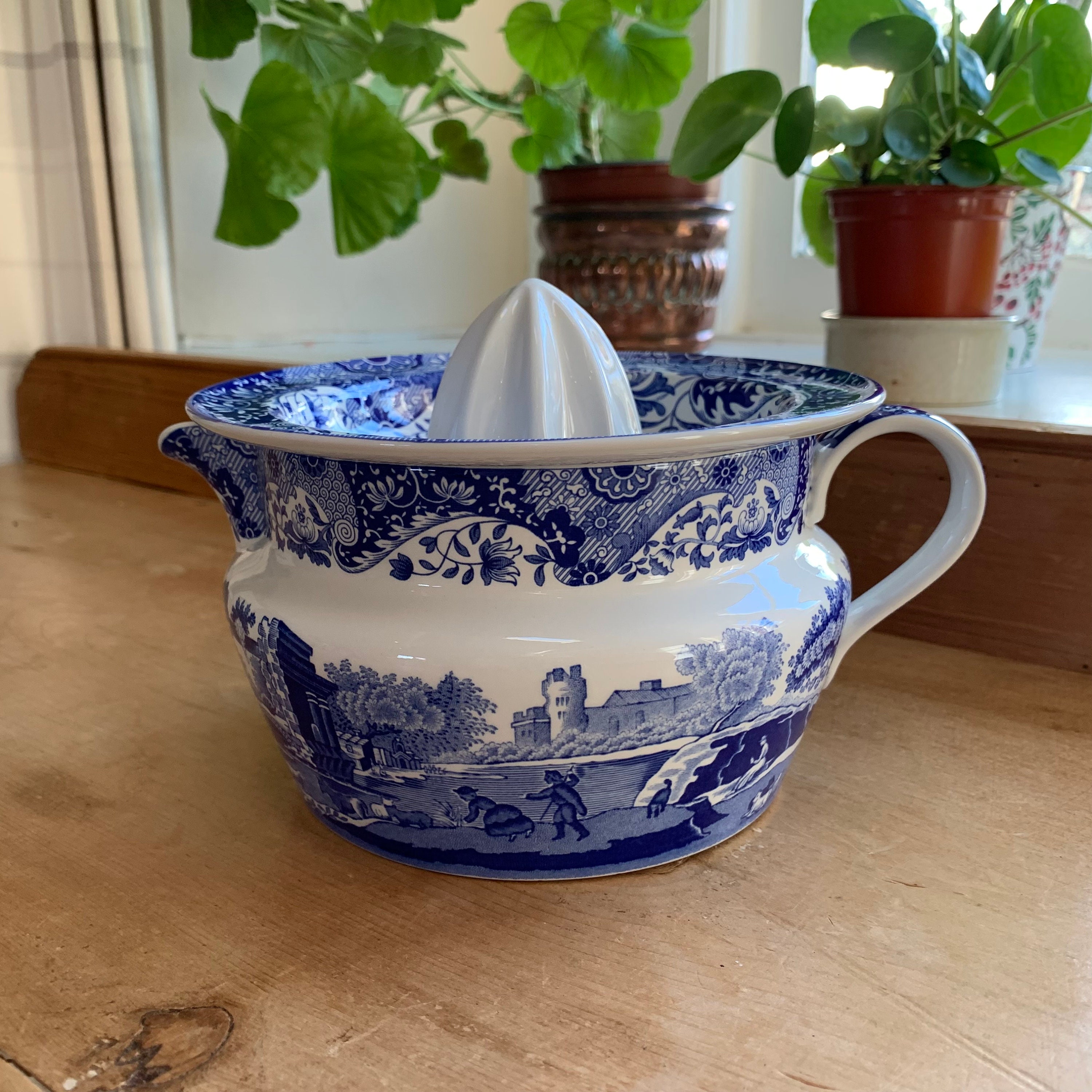 博物館級！正体不明 60s real vintage スペーシー フルリム A Large Chinese Export Famille-Rose 'Magpies and Floral' Baluster