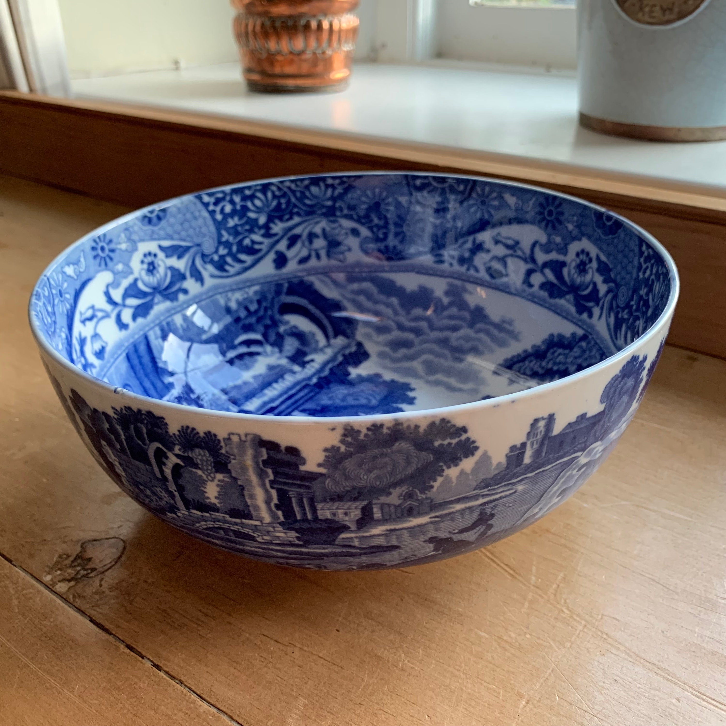 スポード ブルーイタリアン 24cm 大型サービングボウル サラダボウル 大鉢 キッチン・食器 スポード ブルーイタリアン 24cm 大型サービングボウル