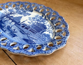 Early Spode, England Antique C1815 Georgian Oval Stand or