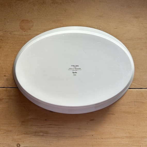 スポード ブルーイタリアン オーバルディッシュ スポード ブルー