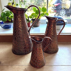 Joseph Sankey Copper Jug - Etsy