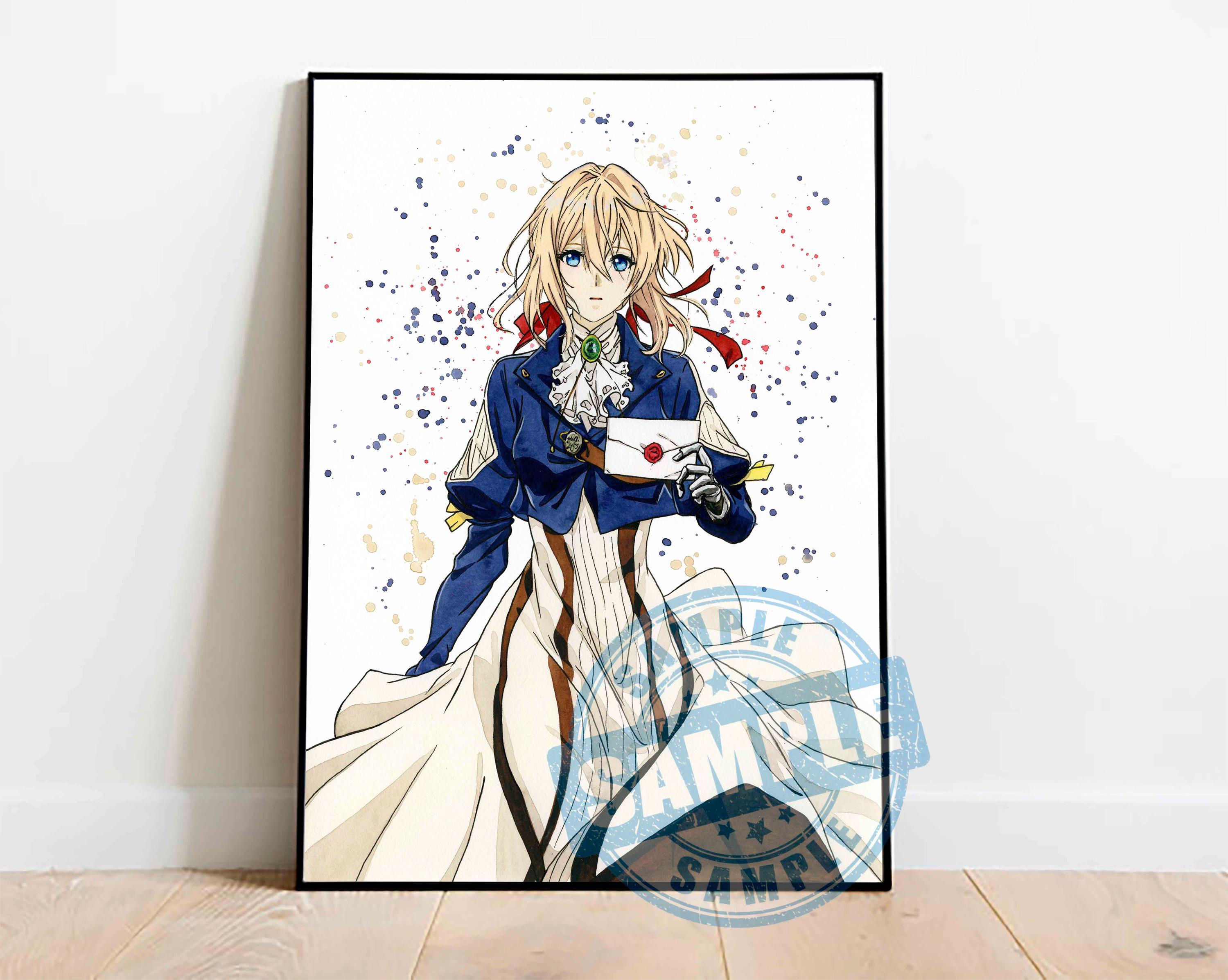 Violet Evergarden Anime Canvas Poster Decoratie Schilderij