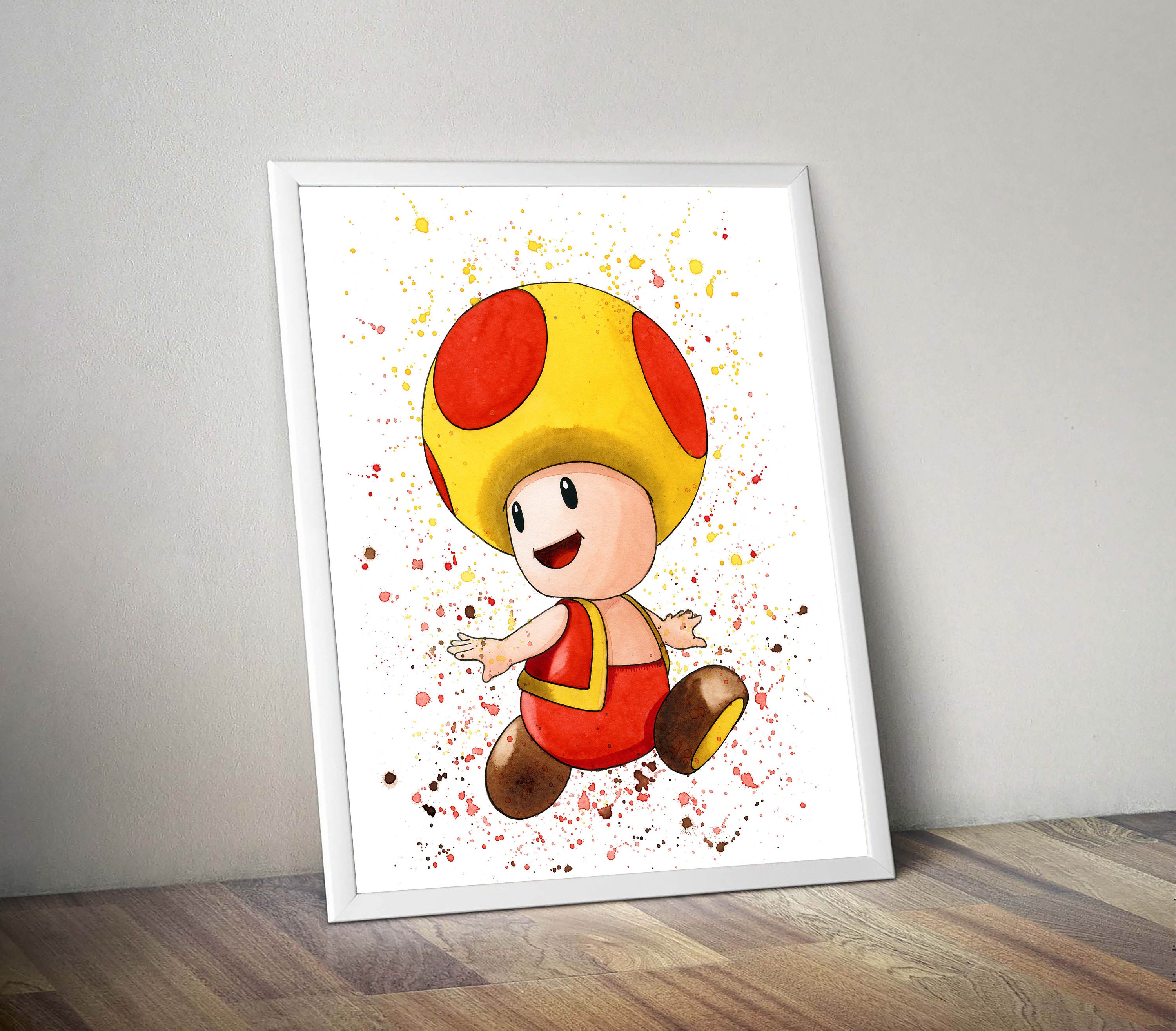 Mario Art, Mario and Yoshi Print Set, Video Game Art, Yoshi Art, Mario  Painting, Mario Wall Art, Watercolor Prints, Gaming Art, Gamer Gift -   Israel