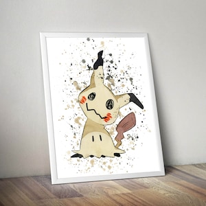 Mimikyu Inspired Vinyl Stickerweirdcore Pokemon -  Hong Kong