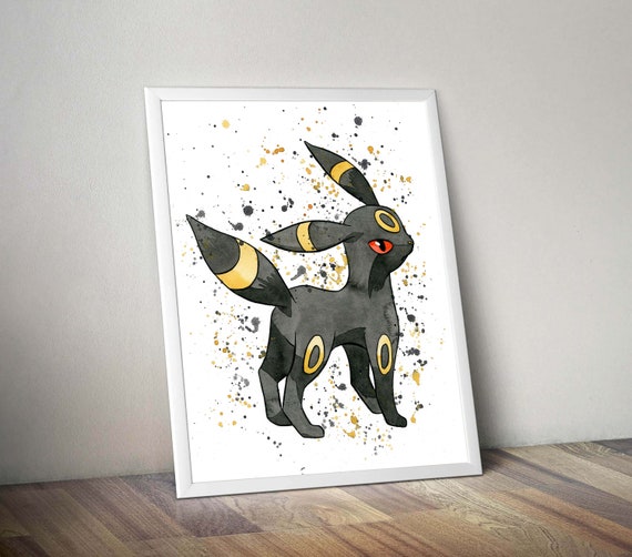 Pokemon Watercolor Print Pokemon Poster Wall Art Pokemons 