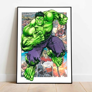 Hulk Download Print, digitales Superhelden Poster, druckbare Superhelden Kunst fürs Kinderzimmer