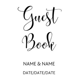 Wedding Guest Book Sign