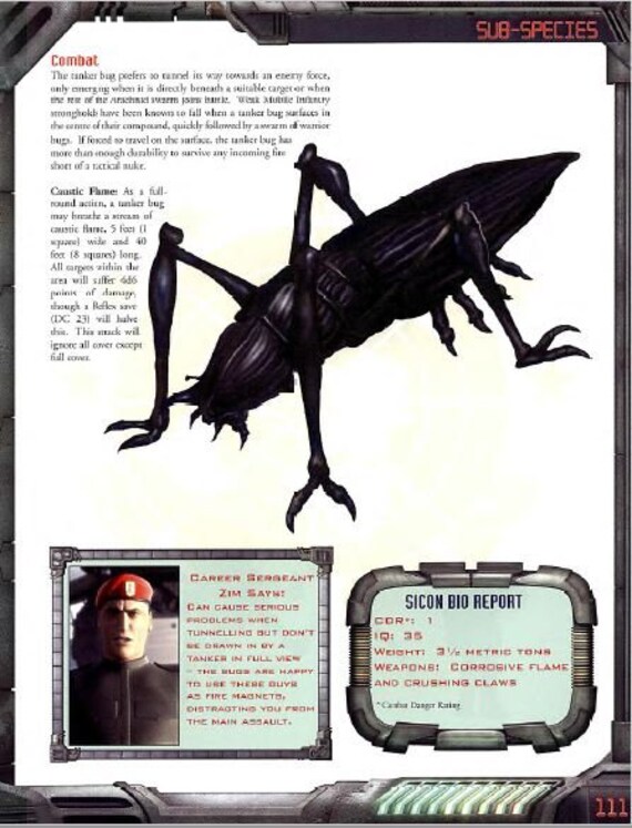 Arachnids, Bug, Burrower, Starship, Troopers - Burrower bug