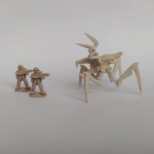 Arachnid warrior. "Starship Troopers" 15 мм. In a set of 5 beetles