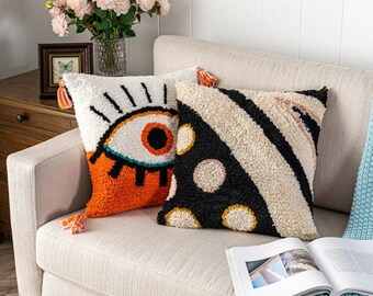 tufted lumbar pillow