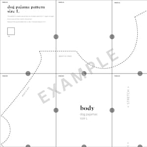 Dog Pajamas Sewing Pattern PDF Download | Size XS | Small Dog Clothing ...