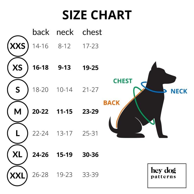 Dog Pajamas Sewing Pattern PDF Download Size XXL Large Dog Etsy Canada