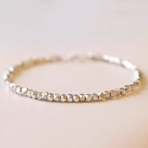 Sterling silver bracelet - 2. 5mm sterling silver Bracelet | Minimalist  Bracelet | Silver Bracelet |simple bracelet| Stackable bracelet