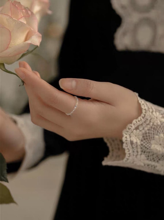 Stretch rings with swarovski sale