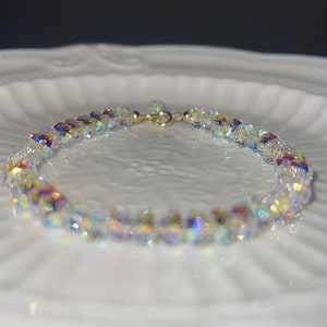 Ultra Sparkly Swarovski Crystal bracelet -6mm Swarovski Crystal Clear AB Bracelet | Crystal Bracelet | Swarovski Bracelet Australia
