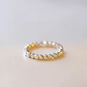 Sterling silver ring | Silver rings | Statement rings  |Minimalist rings  |silver beaded rings |Trendy rings |Simple rings |Rings for women