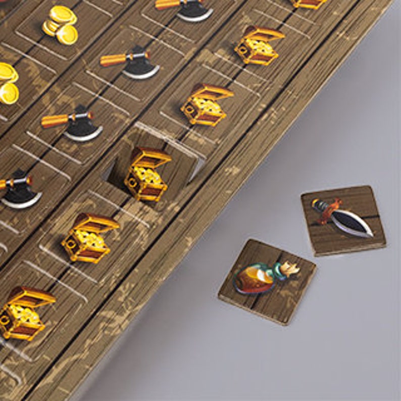 Custom Square Game Tiles Board Game Piece Game Accessories Etsy