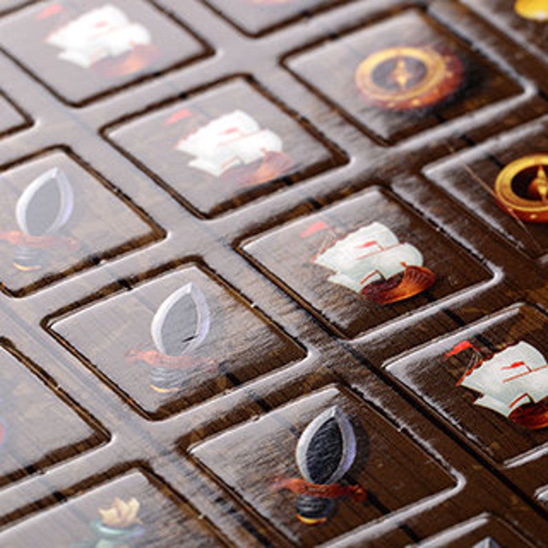 Custom Square Game Tiles Board Game Piece Game Accessories Etsy