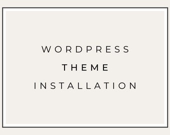 WordPress Theme Installation Service | WordPress Theme Setup