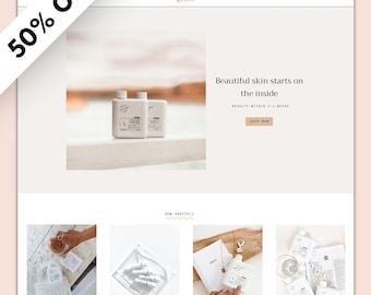 Glow Feminine WordPress Theme – WooCommerce, Online Shop Template