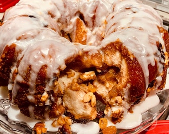 Holiday Weekend Cinnamon Spiced Monkey Bread ! Original Recipe Download