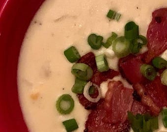 French Potato Soup, Foxes Patisserie and Co. Savory Meals